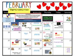 February Calendar