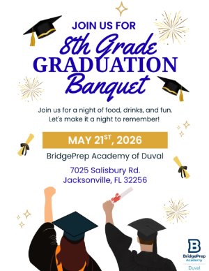 8th Grade Graduation Banquet - Dave & Buster's  