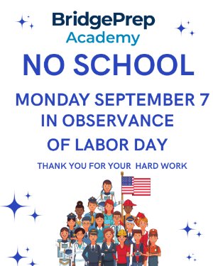 No School in Observance of Labor Day