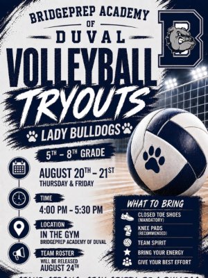 Lady Bulldogs Volleyball Tryouts ( 5th - 8th Grades)