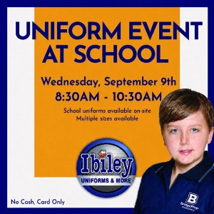 Uniform Sale on Campus